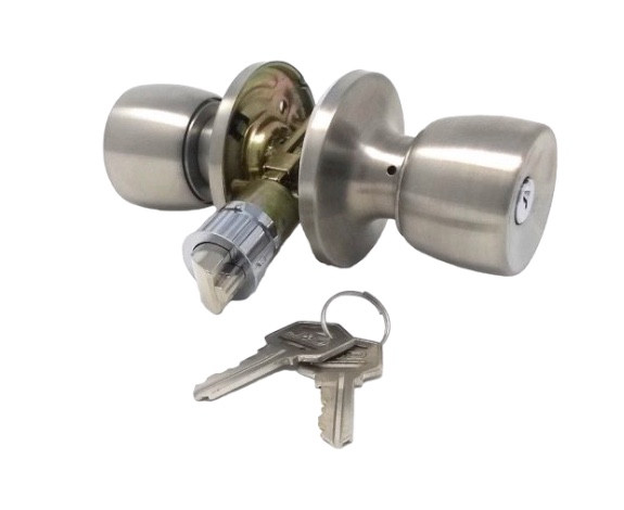 J & D Lock Mobile Home Stainless Steel Exterior Door Lock H & S